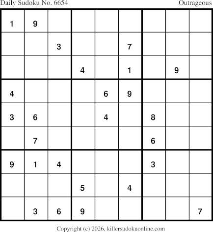 Killer Sudoku for 5/23/2026