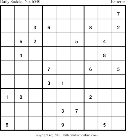 Killer Sudoku for 1/29/2026