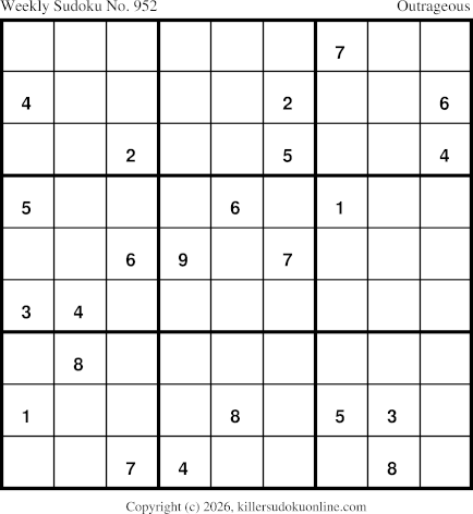 Killer Sudoku for 6/8/2026