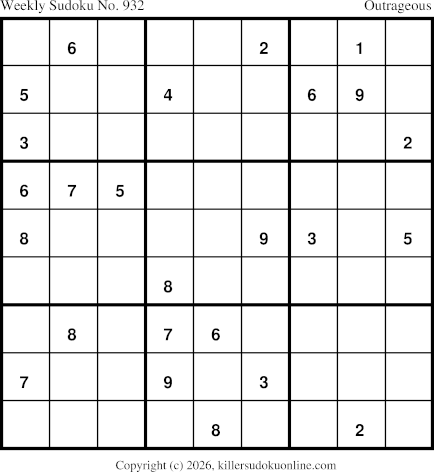 Killer Sudoku for 1/19/2026