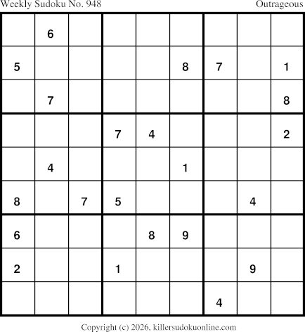 Killer Sudoku for 5/11/2026