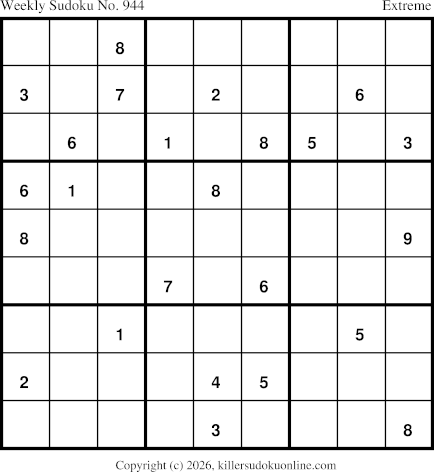 Killer Sudoku for 4/13/2026