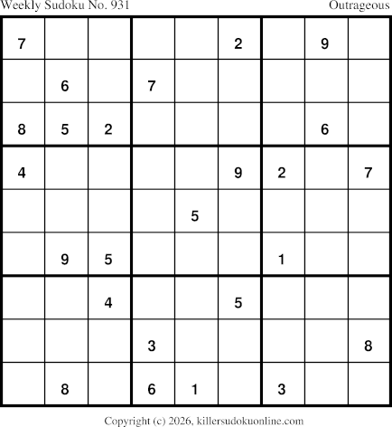 Killer Sudoku for 1/12/2026