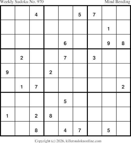 Killer Sudoku for 10/12/2026