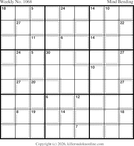 Killer Sudoku for 6/29/2026